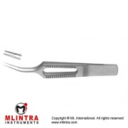 Gerl Suture Tying Forcep Smooth Jaws and Curved Shanks Stainless Steel, 8.5 cm - 3 1/4" Jaws Length 6 mm